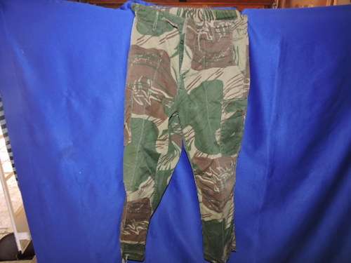 Rhodesia Army Military Combat Camouflage Bush Trousers by Paramount LOW STARTING BID.